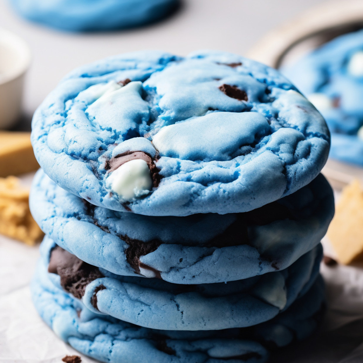 Blueberry Cookie Sandwiches